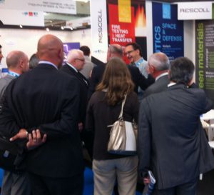 Visite du DGA au stand RESCOLL lors du Salon du Bourget
