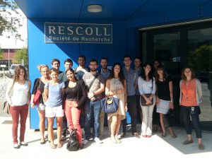 Les étudiants du Master BiDiM en visite chez RESCOLL