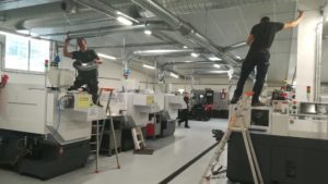 Work in progress : déménagement de RESCOLL MANUFACTURING