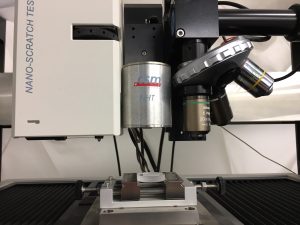 RESCOLL est équipé d’un Nano-Indenteur NHT et Nano-Scratch Tester NST